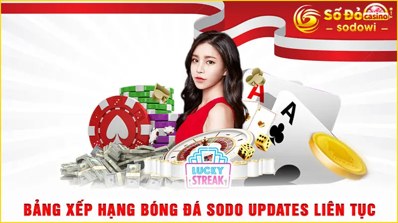 Bảng Xếp Hạng Bóng Đá SODO - Cập Nhật Chuẩn Đến Từng Giây 2 Bảng xếp hạng bóng đá SODO updates liên tục