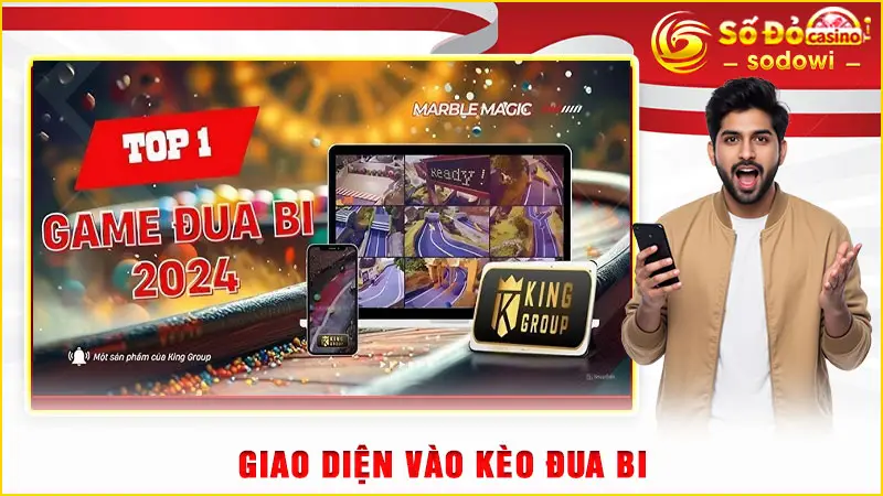 Giao diện vào kèo đua bi